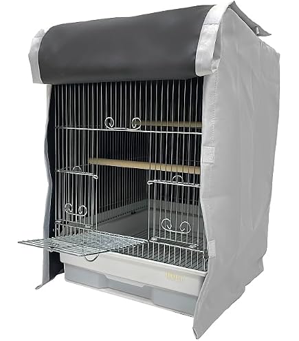 Amazon.co.jp: 鳥 ケージカバー 裏コーティング 撥水 完全遮光 Sサイズ